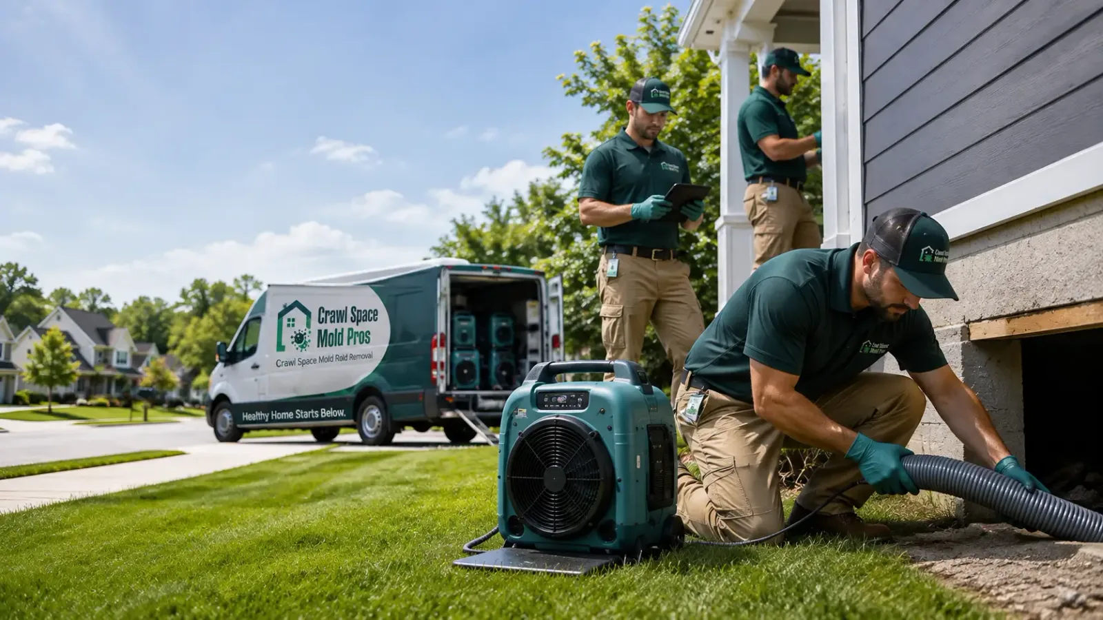 Crawl Space Mold Removal in Simsbury, CT